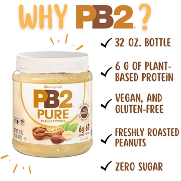 PB2 Pure Peanut Butter Powder - 100% Natural Goodness
