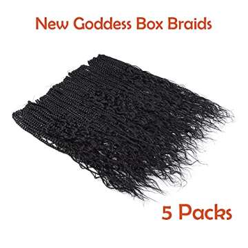 FASHION IDOL Goddess Box Braids Crochet Hair 24" Bohemian Box Braids