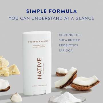 Native Deodorant Contains Naturally Derived Ingredients, 72 Hour Odor Control | Deodorant for Women ...