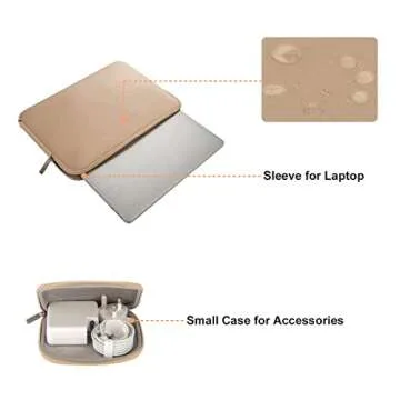 MOSISO Laptop Case 13.3 inch, 13-13.3 inch Laptop Sleeve Bag Compatible with MacBook Air/Pro 13 / Pr...