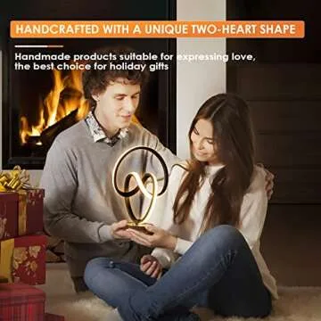 Airnasa Modern Spiral LED Table Lamp with RGB Touch Control