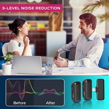 ULANZI J12 Wireless Lavalier Mic for iPhone & iPad