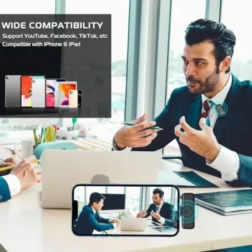 ULANZI J12 Wireless Lavalier Mic for iPhone & iPad