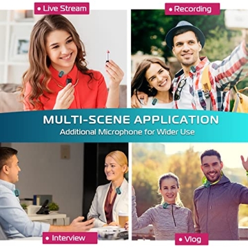 ULANZI J12 Wireless Lavalier Mic for iPhone & iPad