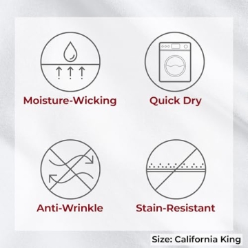 Mellanni California King Sheets Set for Luxurious Sleep