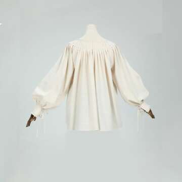 Medieval Renaissance Shirt for Women, Perfect for Cosplay