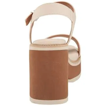 DV Dolce Vita womens Nelson Heeled Sandal, Ivory, 10 US