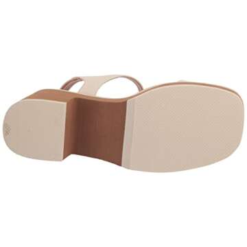 DV Dolce Vita womens Nelson Heeled Sandal, Ivory, 10 US