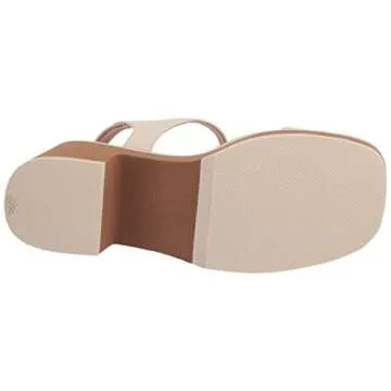 DV Dolce Vita womens Nelson Heeled Sandal, Ivory, 10 US