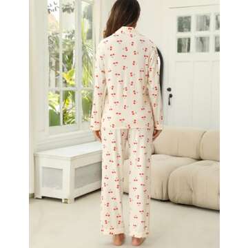 Super Soft Anjue Long Sleeve Pajamas for Women
