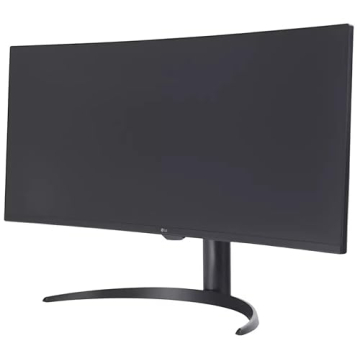 LG 34" Curved WQHD IPS Black Monitor with Built-in Speaker, (3440x1440) 100Hz, 5ms, Ultrawide MyView Streaming, Airplay2, Magic Remote, 34SR65QC-B WebOS 2024 Model (Renewed)