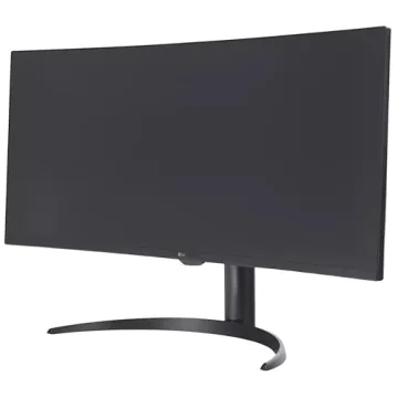 LG 34" Curved WQHD IPS Black Monitor with Built-in Speaker, (3440x1440) 100Hz, 5ms, Ultrawide MyView Streaming, Airplay2, Magic Remote, 34SR65QC-B WebOS 2024 Model (Renewed)