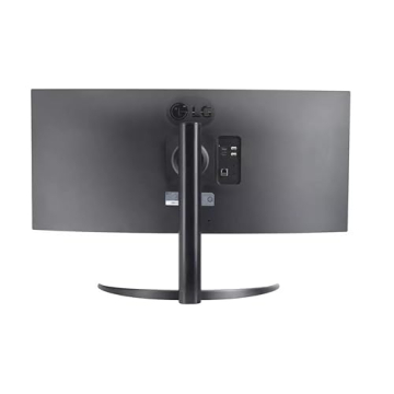 LG 34" Curved WQHD IPS Black Monitor with Built-in Speaker, (3440x1440) 100Hz, 5ms, Ultrawide MyView Streaming, Airplay2, Magic Remote, 34SR65QC-B WebOS 2024 Model (Renewed)