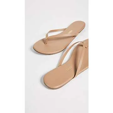 TKEES Women's Foundation Flip Flop,Cocobutter,9 M US