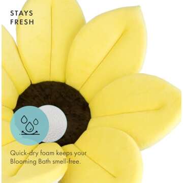 Blooming Bath Baby Bath Seat - Cozy and Safe Infant Bath