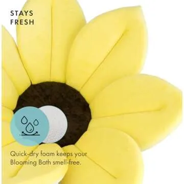 Blooming Bath Baby Bath Seat - Cozy and Safe Infant Bath