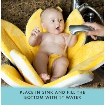 Blooming Bath Baby Bath Seat - Cozy and Safe Infant Bath