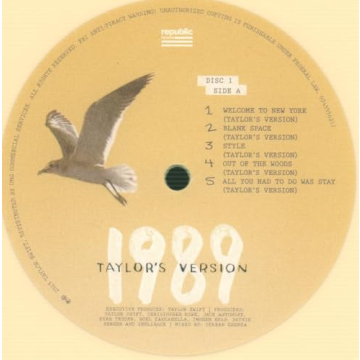 Taylor Swift 1989 Yellow Vinyl Deluxe Edition Music Gift