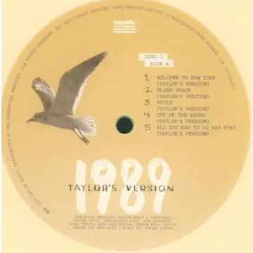 Taylor Swift 1989 Yellow Vinyl Deluxe Edition Music Gift