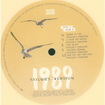 Taylor Swift 1989 Yellow Vinyl Deluxe Edition Music Gift