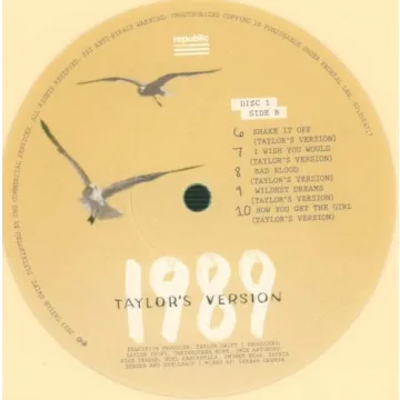 Taylor Swift 1989 Yellow Vinyl Deluxe Edition Music Gift