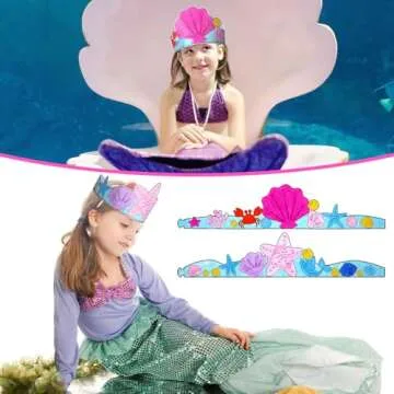 DIY Mermaid Crown Set - Fun Kids Craft Activity