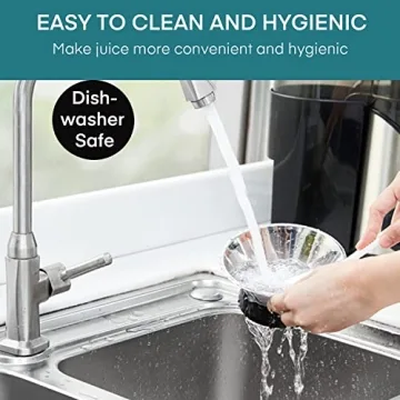 Juilist 3" Wide Mouth Juicer Extractor 800W for Easy Juicing