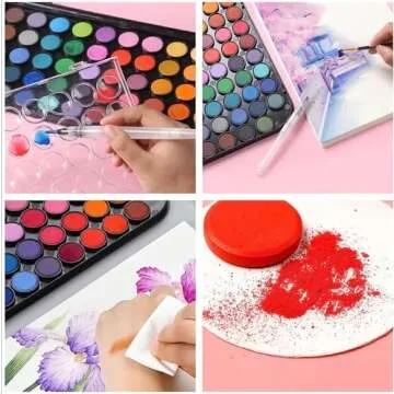 GETHPEN 48 Colors Washable Watercolor Paint Set