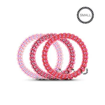 TELETIES - Spiral Hair Coils - Ponytail Holder Hair Ties for Women - Phone Cord Hair Ties - Strong G...