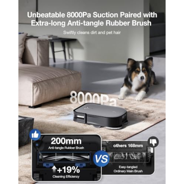 ECOVACS DEEBOT X2 Omni Robot Vacuum 8000Pa Suction AI Cleaning