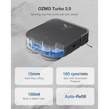 ECOVACS DEEBOT X2 Omni Robot Vacuum 8000Pa Suction AI Cleaning