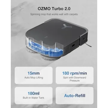 ECOVACS DEEBOT X2 Omni Robot Vacuum 8000Pa Suction AI Cleaning