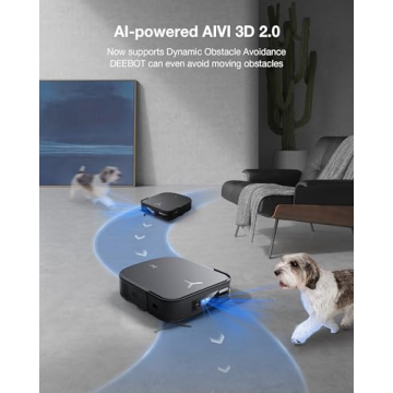 ECOVACS DEEBOT X2 Omni Robot Vacuum 8000Pa Suction AI Cleaning
