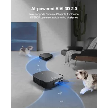 ECOVACS DEEBOT X2 Omni Robot Vacuum 8000Pa Suction AI Cleaning