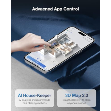 ECOVACS DEEBOT X2 Omni Robot Vacuum 8000Pa Suction AI Cleaning