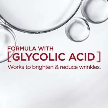 L'Oreal Revitalift Bright Reveal Facial Cleanser - Glycolic Exfoliating Wash