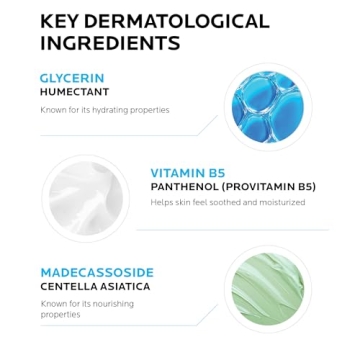 La Roche-Posay Cicaplast Gel B5, Protective Repair Gel for Cracked, Chapped Skin with Madecassoside and Glycerin, Tested Post-Procedure, Post-Stitches, Post-Laser, 1.35 Fl Oz