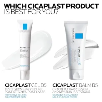 La Roche-Posay Cicaplast Gel B5, Protective Repair Gel for Cracked, Chapped Skin with Madecassoside and Glycerin, Tested Post-Procedure, Post-Stitches, Post-Laser, 1.35 Fl Oz