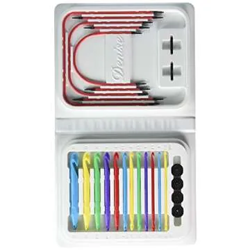Denise Interchangeable Crochet Hook Kit - Blue W/Bright Hooks