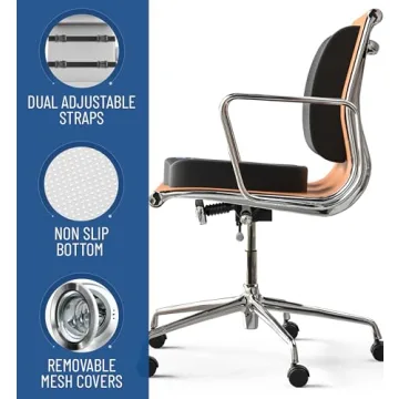 Everlasting Comfort Memory Foam Seat Cushion for Back Pain Relief