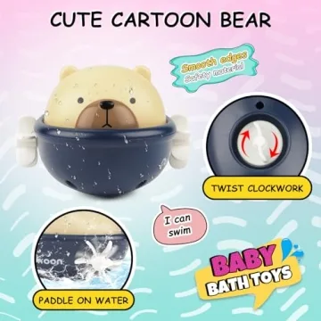 GILOBABY Baby Bath Toys for Fun & Learning in the Tub