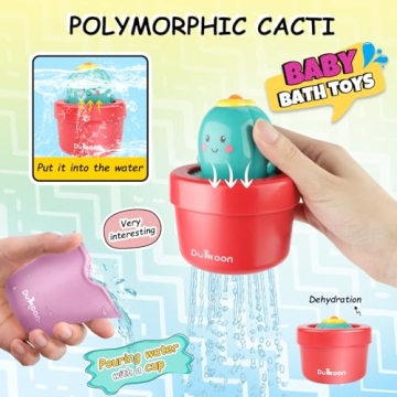 GILOBABY Baby Bath Toys for Fun & Learning in the Tub