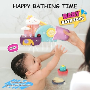 GILOBABY Baby Bath Toys for Fun & Learning in the Tub