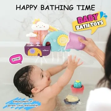 GILOBABY Baby Bath Toys for Fun & Learning in the Tub