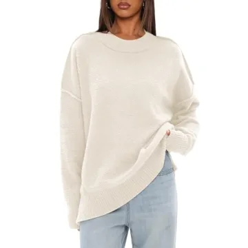 Darong Oversized Fuzzy Knit Sweater Perfect for Cozy Style