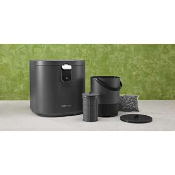 FoodCycler Eco 5 - Award-Winning Home Food Processor and Recycler - Kitchen Countertop Compost Alter...