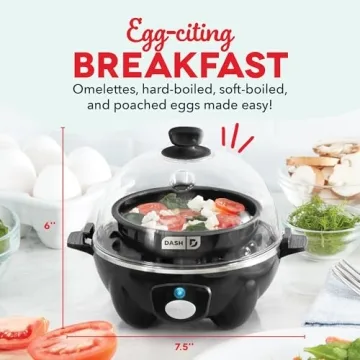 DASH Rapid Egg Cooker for Perfect Eggs Every Time