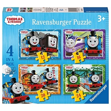 Engaging Ravensburger Thomas & Friends Jigsaw Puzzles - 4 in a Box for Kids 3 Years +