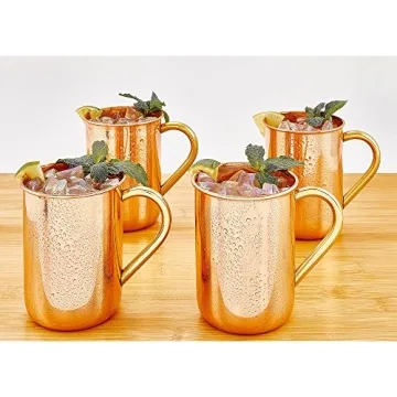 Old Dutch Moscow Mule Mug Set, Stylish Copper Drinkware