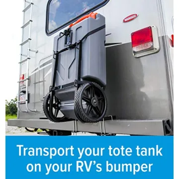 Camco Rhino RV Tote Tank Holder for Easy Waste Management